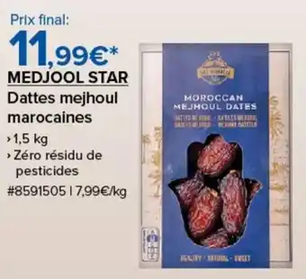 Medjool star dattes mejhoul marocaines