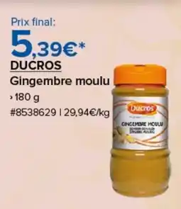 Costco Ducros gingembre moulu offre