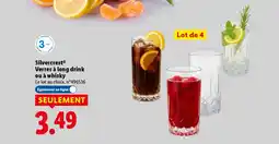 Lidl SILVERCREST Verres à long drink ou à whisky offre