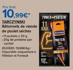 Costco Tarczynski bâtonnets de viande de poulet séchés offre