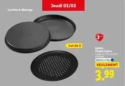 Lidl Zenker Plaque à pizza offre