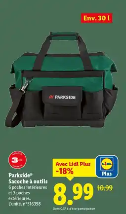 Lidl PARKSIDE Sacoche à outils offre