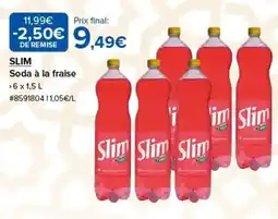 Costco Slim soda à la fraise offre