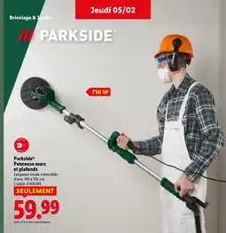 Lidl PARKSIDE Ponceuse murs et plafonds offre