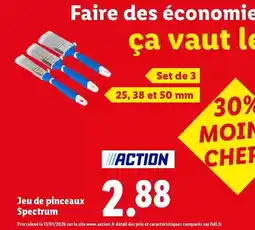 Lidl Chef - jeu de pinceaux spectrum offre