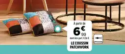 Centrakor Le coussin patchwork offre