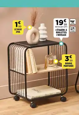 Centrakor L'etagere à roulettes 2 enrée offre