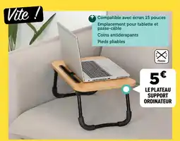 Centrakor Le plateau support ordinateur offre