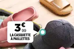 Centrakor La casquette à paillettes offre