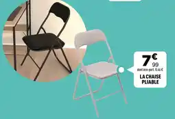 Centrakor La chaise pliable offre