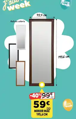 Centrakor Miroir mae offre