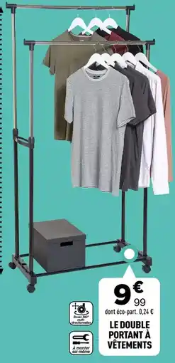 Centrakor Le double portat à vétements offre