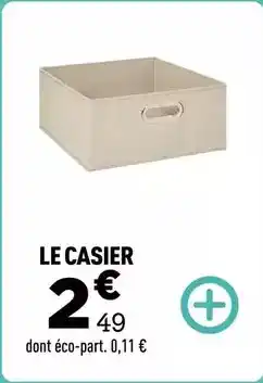 Centrakor Le casier offre