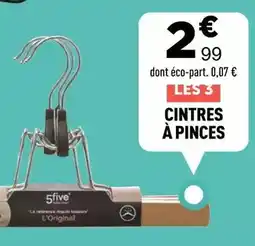 Centrakor 5five - cintres à pinces offre