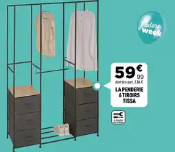 Centrakor La penderie 6 tiroirs offre