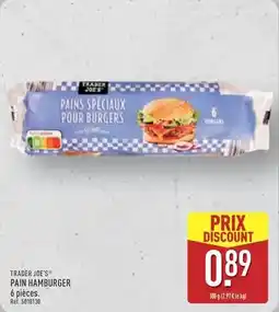 ALDI Trader joe's - pain hamburger offre