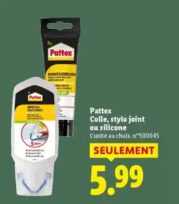 Lidl PATTEX Colle, stylo joint ou silicone offre