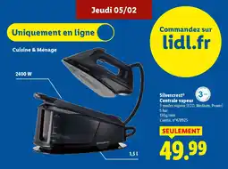 Lidl SILVERCREST Centrale vapeur offre