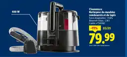 Lidl CLEANMAXX Nettoyeur de meubles rembourrés et de tapis offre