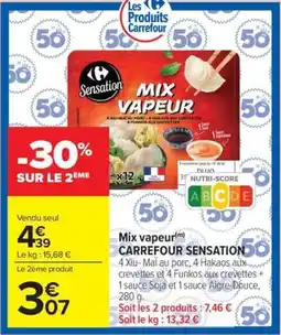 Carrefour Market Mix vapeur carrefour sensation offre