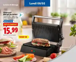 Lidl SILVERCREST Mini gril de contact offre