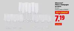 Lidl SILVERCREST Flûtes à champagne ou verres offre