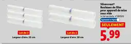 Lidl SILVERCREST Rouleaux de film pour appareil de mise sous vide offre