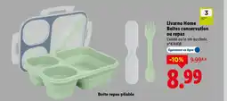 Lidl Livarno Home Boîtes conservation ou repas offre