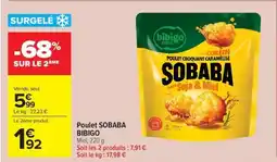 Carrefour Market Poulet sobaba bibigo offre