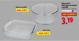 Lidl SILVERCREST Plat à four ou moule à soufflé offre