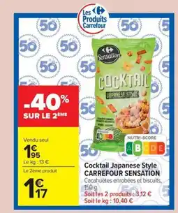 Carrefour Market Cocktail japanese style carrefour sensation offre