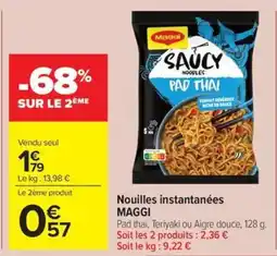 Carrefour Market Nouilles instantanées maggi offre
