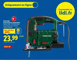 Lidl PARKSIDE Scie sauteuse pendulaire offre