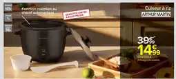 Carrefour Market Cuiseur à riz arthur martin offre