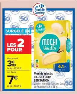 Carrefour Market Mochis glacés carrefour sensation offre