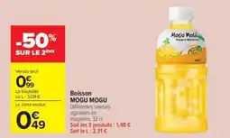 Carrefour Market Boisson mogu mogu offre