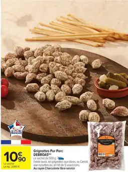 Carrefour Market Grignottes pur porc debroas offre