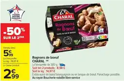 Carrefour Market Rognons de boeuf charal offre