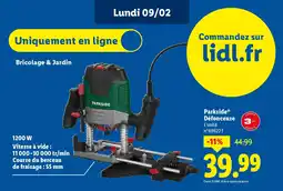 Lidl PARKSIDE Défonceuse offre