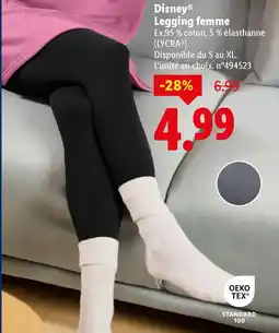 Lidl DISNEY Legging femme offre