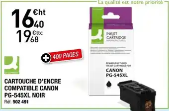 Cartouche d'encre compatible canon pg-545xl noir