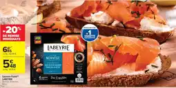 Carrefour Market Saumon fumé labeyrie offre