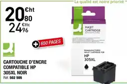 Hyperburo Cartouche d'encre compatible hp 305xl noir offre