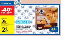 Carrefour Market Mini gratins surgelés carrefour extra offre