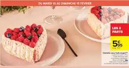 Carrefour Market Charlotte coeur fruits rouges offre