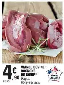 E.Leclerc Viande bovine: rognons de bœuf offre