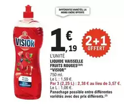 E.Leclerc Liquide vaisselle fruits rouges offre
