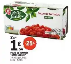 E.Leclerc Pulpe de tomates offre