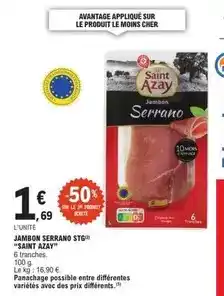 E.Leclerc Jambon serrano stg offre