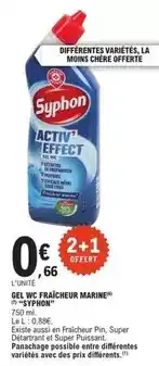 E.Leclerc Gel wc fraicheur marine offre